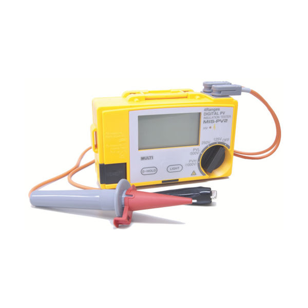 マルチ計測器 マルチ 太陽電池パネル対応絶縁抵抗計 MIS-PV2 1台(1個) 758-7538（直送品）