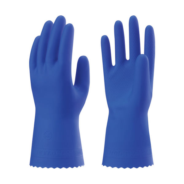 ショーワグローブ ショーワ 塩化ビニール手袋 No152タフレックス ブルー Mサイズ NO152-M 1双 756-9891（直送品）