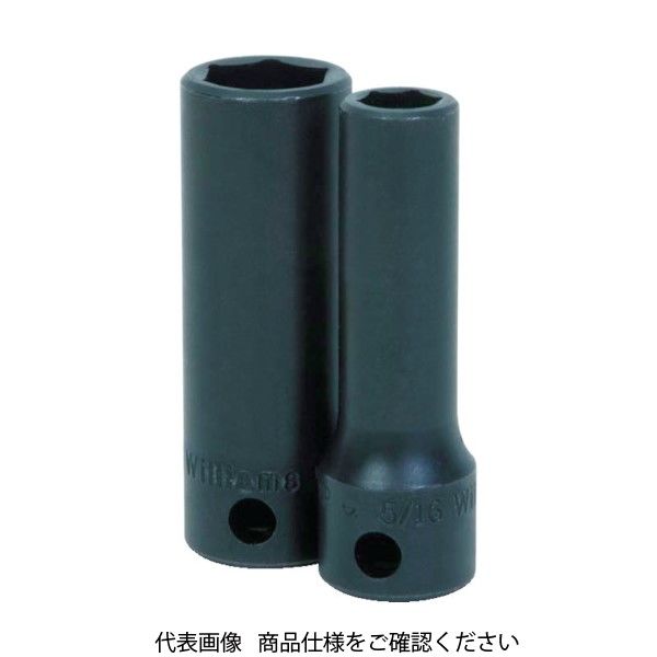 WILLIAMS 3/8ドライブ ディープソケット 6角 15mm インパクト JHW12M-615 757-4061（直送品）