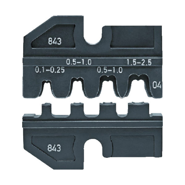 KNIPEX 9739ー13 交換用ダイス(9733ー01/9733ー02用) 1セット(1