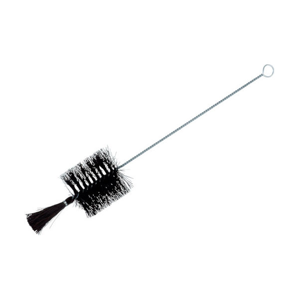 トラスコ中山 TRUSCO 理化学ブラシ 試験管用 黒豚毛 スチール柄 5本入 TBT-T1J-5P 1袋(5本) 765-6611（直送品）