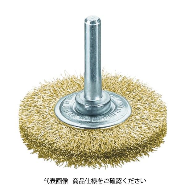 LESSMANN 軸付ホイルブラシ 真鍮線 0.3 φ70 417562 1個 752-1413（直送品）