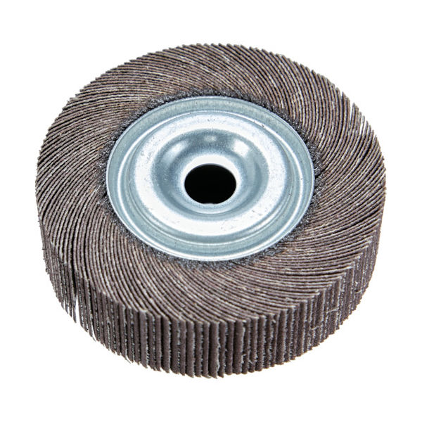 トラスコ中山 TRUSCO 研磨輪 外径100 幅25 400# 2個入 TFW100-25-400 1箱(2枚) 768-2981（直送品）