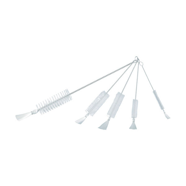 トラスコ中山 TRUSCO 理化学ブラシ 注射器用 ナイロン毛 ステンレス柄10cc用 TBS-S10N 1本 765-6289（直送品）