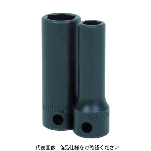 WILLIAMS 3/8ドライブ ショートソケット 6角 13mm インパクト JHW2M-613 757-4614（直送品）