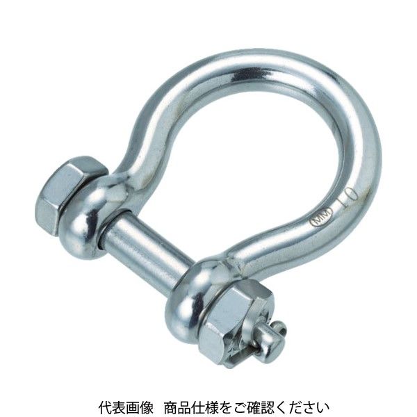 トラスコ中山 TRUSCO ステンレス ボルト止めオタフクシャックル 呼び13mm TOBS-13 1個 768-2662（直送品）