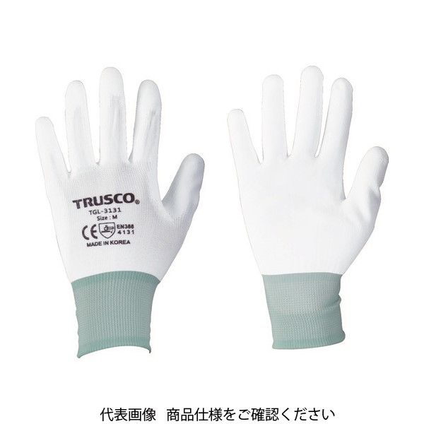 トラスコ中山 ナイロン手袋PU手のひらコート（10双入）L TGL-3131-10P-L 770-0563（直送品）