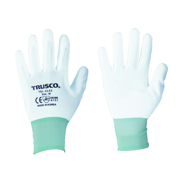 トラスコ中山 TRUSCO ナイロン手袋PU手のひらコート(10双入)M TGL-3131-10P-M 1袋(10双) 770-0571（直送品）