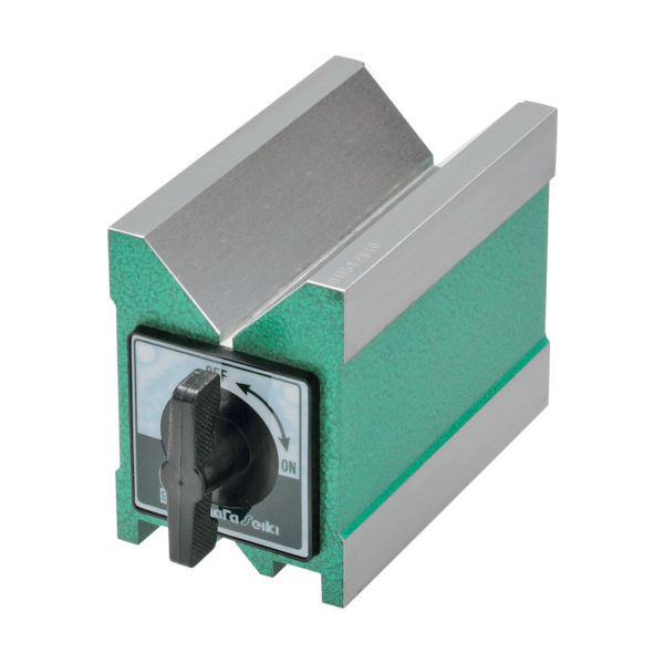 新潟精機 SK マグネット付Vブロック 95x70x120mm MV-120G 1個 758-4776（直送品）