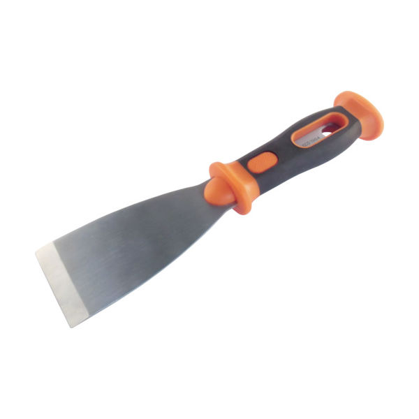 トラスコ中山 TRUSCO ステンレスハンマーへらTPR樹脂柄 直刃50mm TDHS-4 1丁 754-8320（直送品）