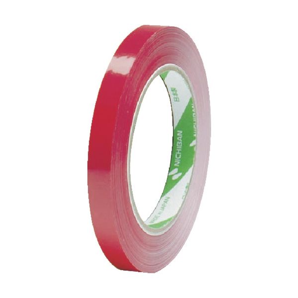 ニチバン バッグシーリングテープ赤 540Rー12X100T 12mmX100m 1巻 494-5701（直送品）