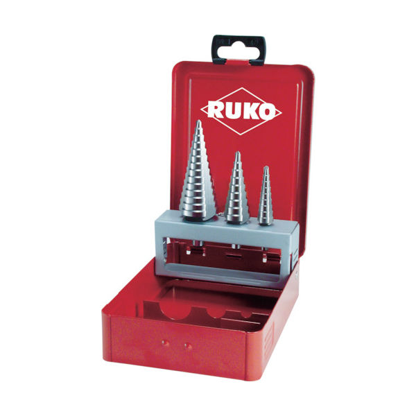 RUKO（ルコ） RUKO 3枚刃ステップドリル 3本組セット 101326 1セット 