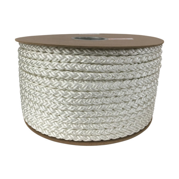 ユタカメイク ポリエステルクロス係留ドラム巻 9φ×150m 白 PRD-5 1巻 754-1163（直送品）