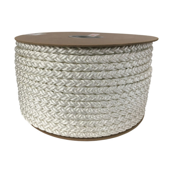 ユタカメイク ポリエステルクロス係留ドラム巻 12φ×100m 白 PRD-6 1巻 754-1180（直送品）