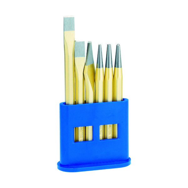 RENNSTEIG チゼル6点セット プラスチックスタンドケース 421-000-0 1セット 766-2882（直送品）