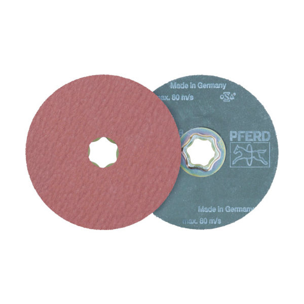 ルゲベルグ PFERD ディスクペーパー コンビクリック酸化アルミナ COOLタイプ 836149 1セット(25枚) 765-3247（直送品）