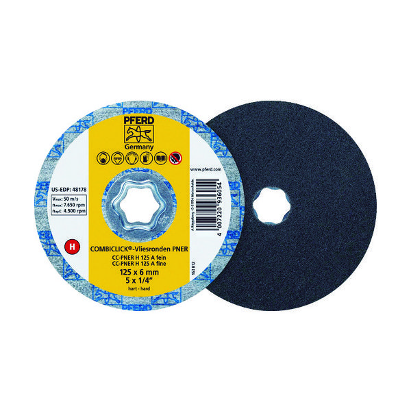 ルゲベルグ PFERD ディスクペーパー コンビクリック不織布ディスク PNER 948187 1セット(5枚) 765-3417（直送品）