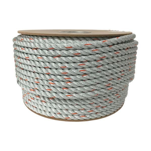 ユタカメイク ダイヤロープドラム巻 12φ×100m PRDP-6 1巻 754-1228（直送品）