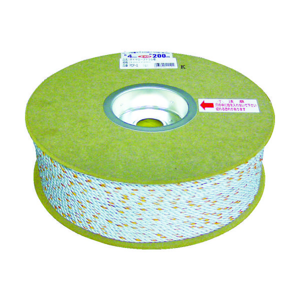 ユタカメイク ダイヤロープドラム巻 3φ×300m PRDP-7 1巻 754-1236（直送品）