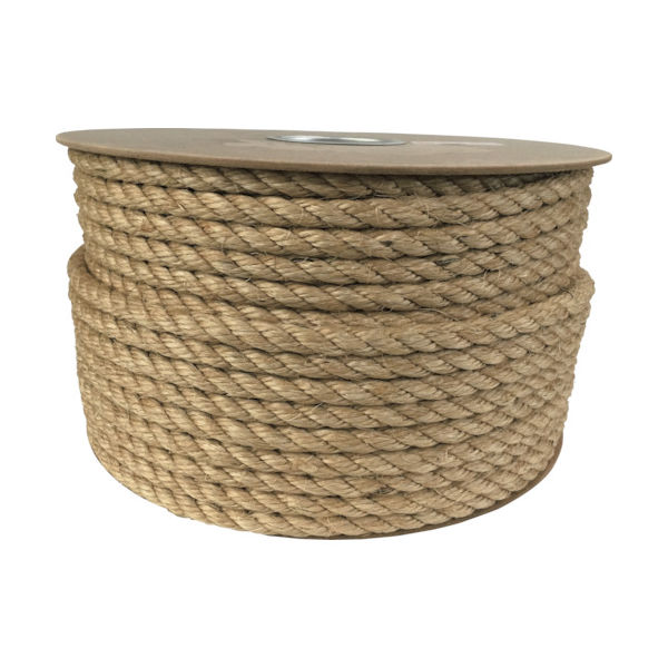 ユタカメイク マニラロープドラム巻 12φ×100m PRM-6 1巻 754-1341（直送品）