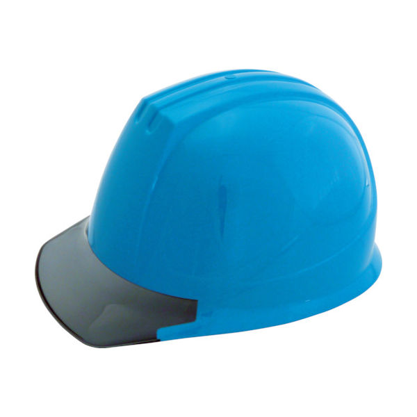 タニザワ エアライト搭載ヘルメット(PC製・透明ひさし型) ST#141ーJZV(EPA) 帽体色 ブルー 141-JZV-V2-B1-J 1個（直送品）