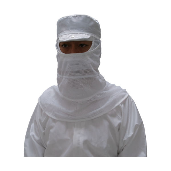 ゴールドウイン 異物落下防止フード 白 L PA1482-W-L 1枚 759-1331（直送品）