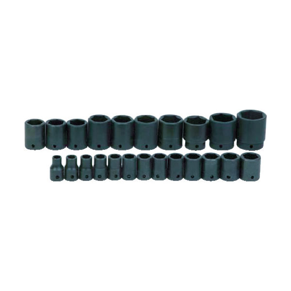 スナップオン・ツールズ WILLIAMS 1/2ドライブ ディープソケットセット 6角 24個 インパク JHWMS1424RC 1セット（直送品）