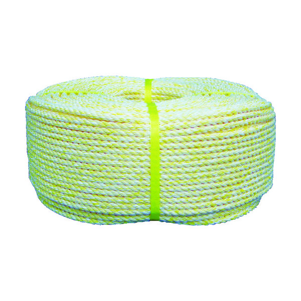 ユタカメイク ロープ KPロープ巻物 6φ×200m K6-200 1巻 754-0680（直送品）