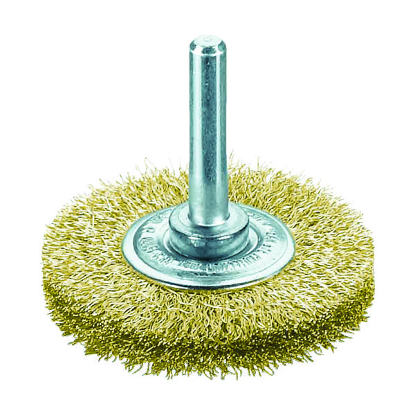 LESSMANN 軸付ホイルブラシ 真鍮線 0.2 φ30 413542 1個 752-1308（直送品）