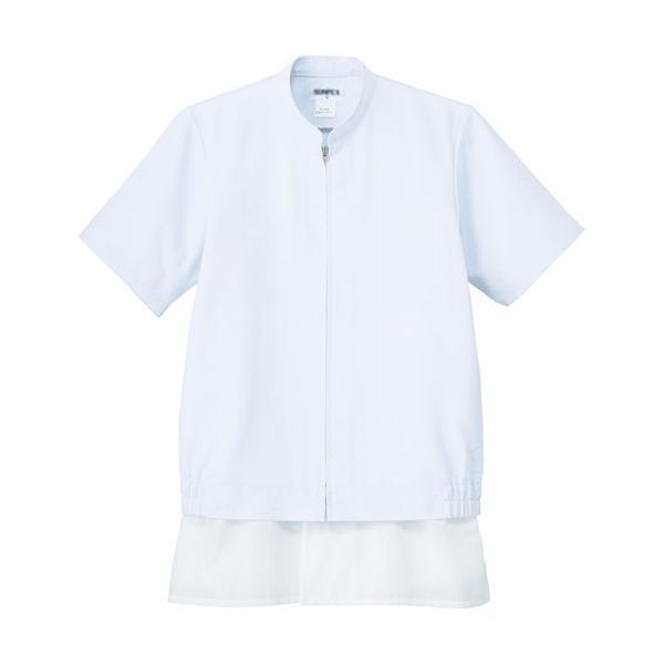 サーヴォ サンペックス クールフリーデ男女兼用半袖ジャンパー ホワイト LL CD-637-LL 1着(1枚) 761-7275（直送品）