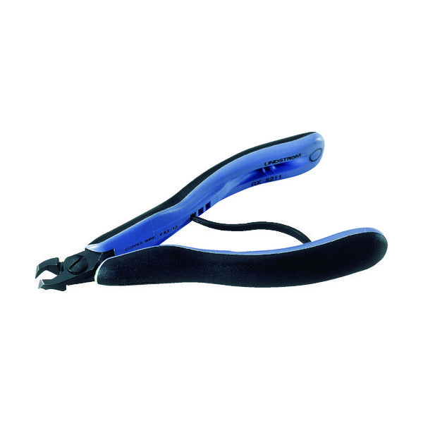 スナップオン・ツールズ リンドストローム 電子斜めニッパー 銅線切断Φ0.2~1.2 フラッシュ刃 RX8211 1丁 498-1880（直送品）