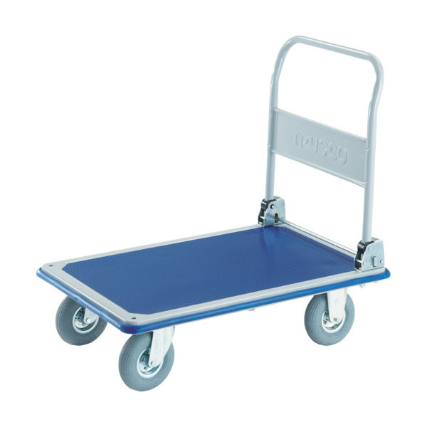 トラスコ中山 TRUSCO プレス製台車 ドンキーカート 折りたたみ式空気入タイヤ915×615 301NAR 1台 414-5313（直送品）