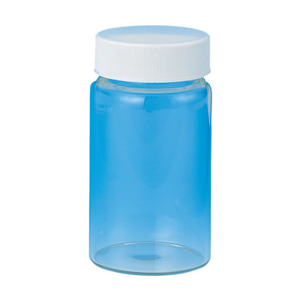 東京硝子器械 TGK ねじ口管瓶 白 SVー20 (50個入) 717040507 1箱(50個) 296-9408（直送品）