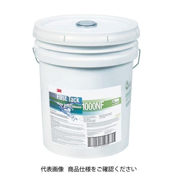 スリーエム ジャパン 3M 速乾型水性接着剤 FT1000NF 紫 3.8L PU 1GAL 1セット(4個) 473-6192（直送品）