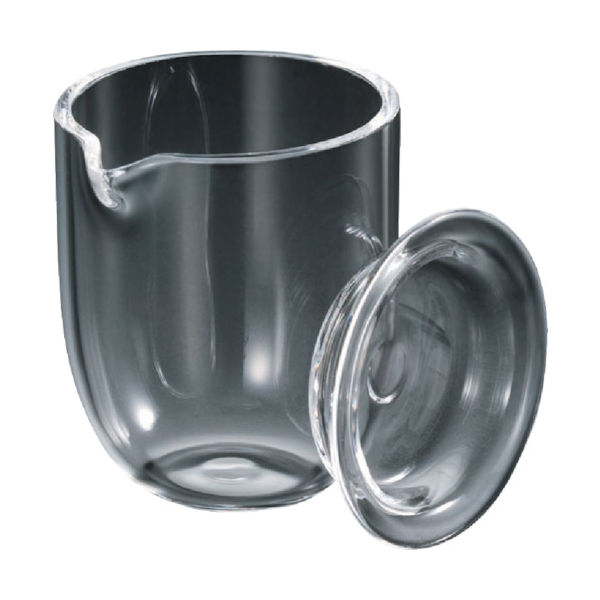 フロンケミカル 石英ルツボ 白金型フタ付 30CC NR4513-003 1個 416-7325（直送品）