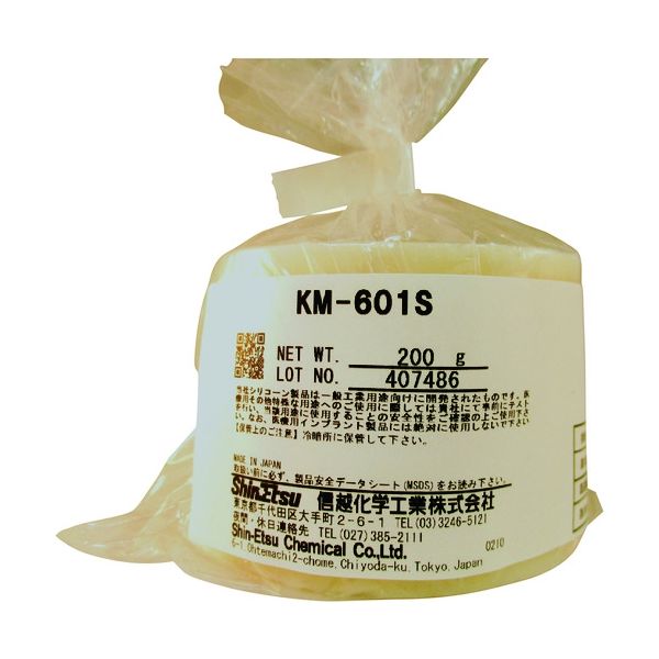 信越化学工業 信越 固形型消泡剤 200g KM601S-200 1本 423-0647（直送品）