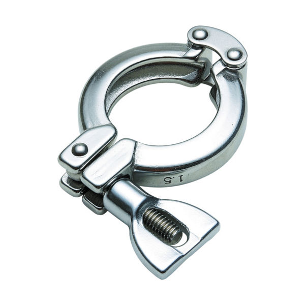 フジトク サニタリー中高圧クランプ Z2Hー2S ステンレス SUS304 Z2H-2S 1個 375-5614（直送品）