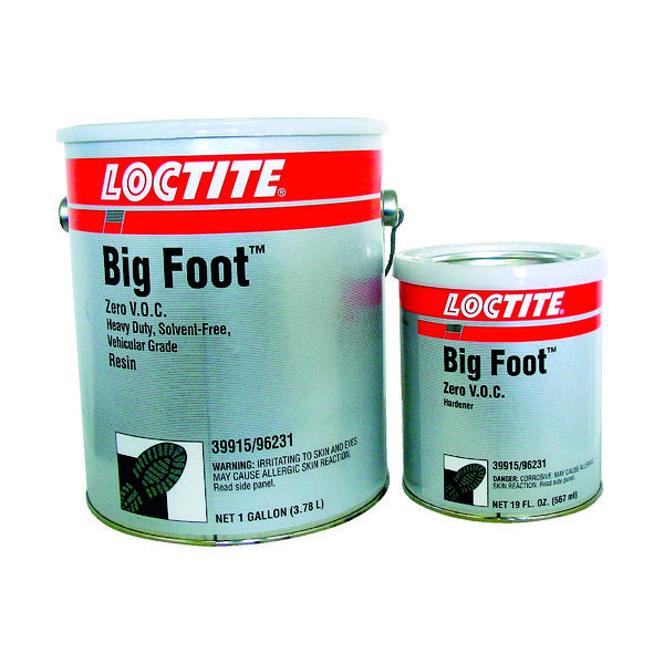 ヘンケルジャパン ロックタイト 防滑塗料 ビッグフット ZV 黒 3.3LT(1624641)(PC6315) BF-ZV-BK 1セット（直送品）