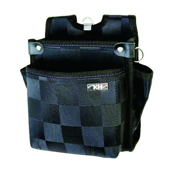 基陽 KH 龍牙シリーズ ウエストバッグ2段ポケット(大) RY800 1個 770-8009（直送品）