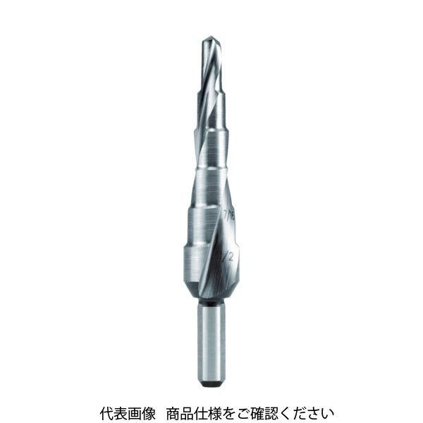 RUKO 2枚刃スパイラルステップドリル 7/8 ハイス 101708 1本 766-0472（直送品）
