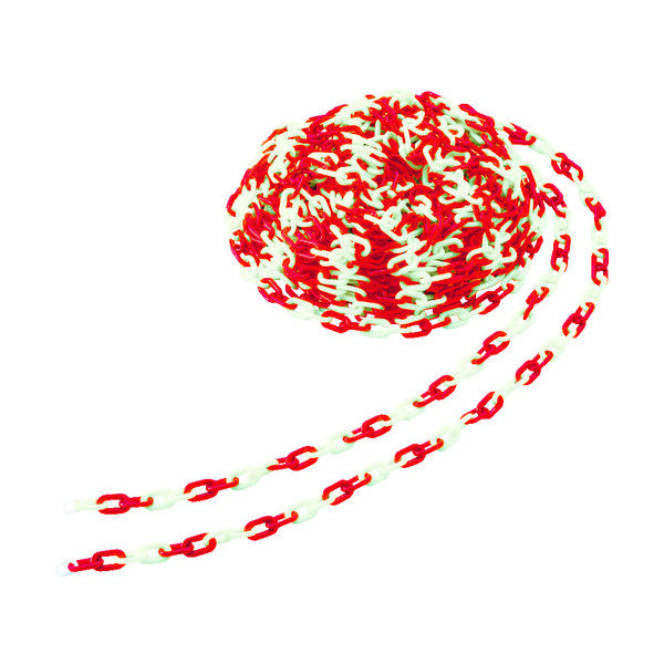 トラスコ中山 TRUSCO プラチェーン 6MMX30M 赤/白 TPC-6RW 1巻 759-6821（直送品）