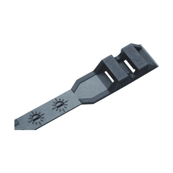 【売切廃番】 【在庫限り値引品】「カール」 ケーブルタイ ダブルヘッド 黒 9mm×500m COL.3.423 1袋(100本)（直送品）