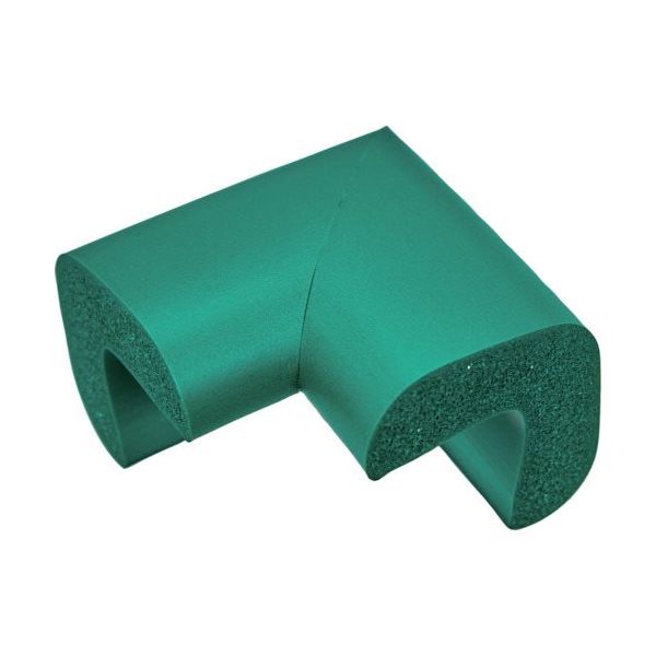 トラスコ中山 TRUSCO 安心クッション コーナー用 油面接着 大 1個入 グリーン TAC-20YS 1個 764-7255（直送品）