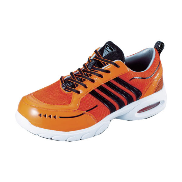 ジーベック エアタンクセフティシューズ 85124 オレンジ 25.5CM 85124-82-255 1足 752-8965（直送品）