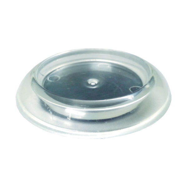 トラスコ中山 TRUSCO キャスター用受け皿 ゴム付 71.5MM 透明 TUR715-TM 1個 765-9105（直送品）