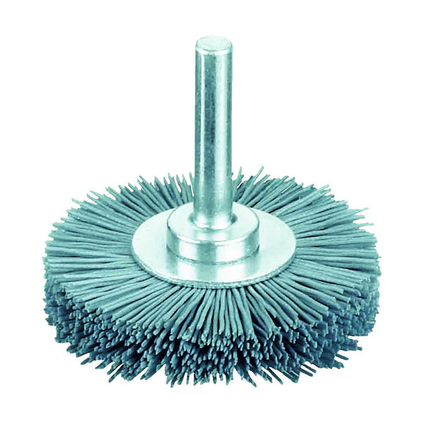 LESSMANN 軸付ホイルブラシ 砥粒入ナイロン線 1.1 #120 φ50 415842 1個 752-1367（直送品）