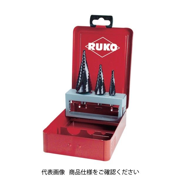 RUKO（ルコ） RUKO 2枚刃スパイラルステップドリル 40mm チタン