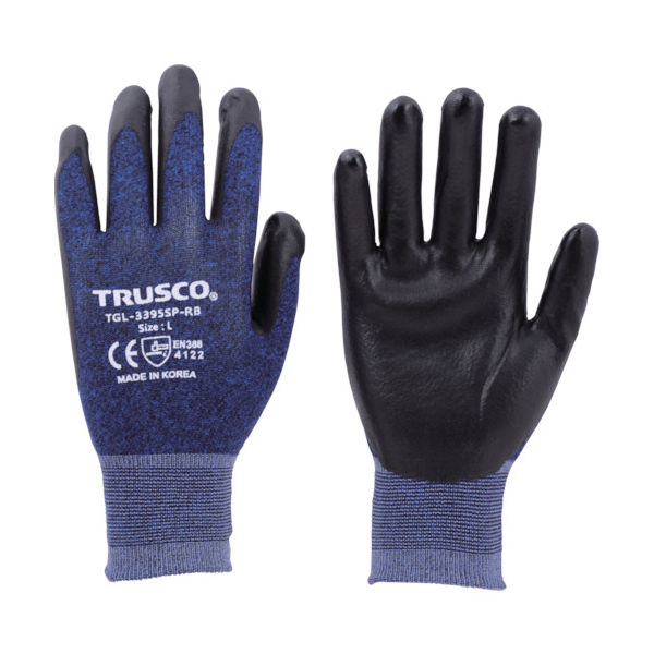 トラスコ中山 TRUSCO カラーニトリル背抜き手袋 ロイヤルブルー S TGL-3395SP-RB-S 1双 770-0709（直送品）