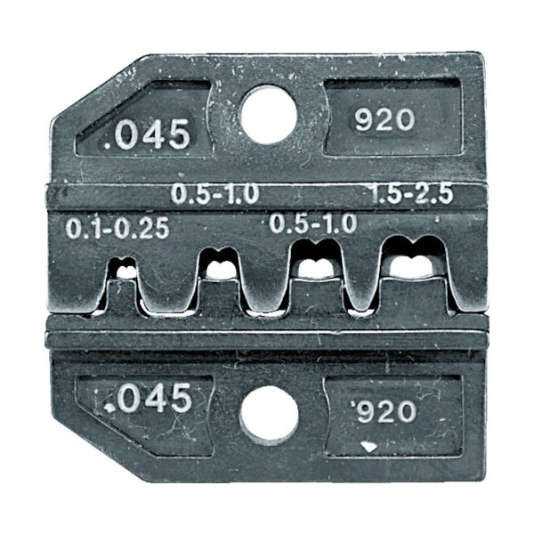 RENNSTEIG 圧着ダイス 624-045 オープンバレル平端子0.1-2. 624-045-3-0 766-5199（直送品）