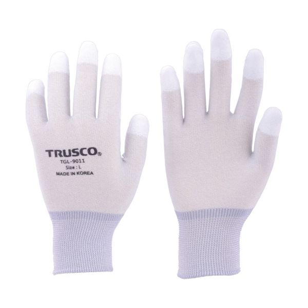 トラスコ中山 TRUSCO カーボン・ナイロンインナー手袋PU指先コート M TGL-9011-M 1双 770-1110（直送品）